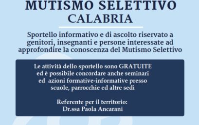 Punto Informa Mutismo Selettivo Calabria