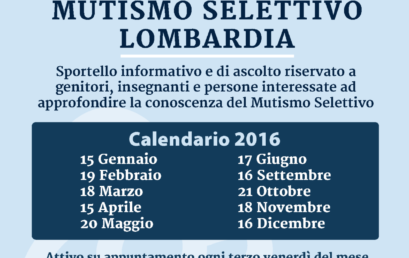 Calendario 2016 del Punto Informa Lombardia