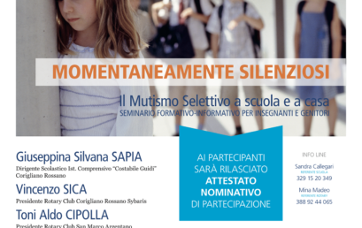 CALABRIA: prossimo appuntamento a Corigliano-Rossano