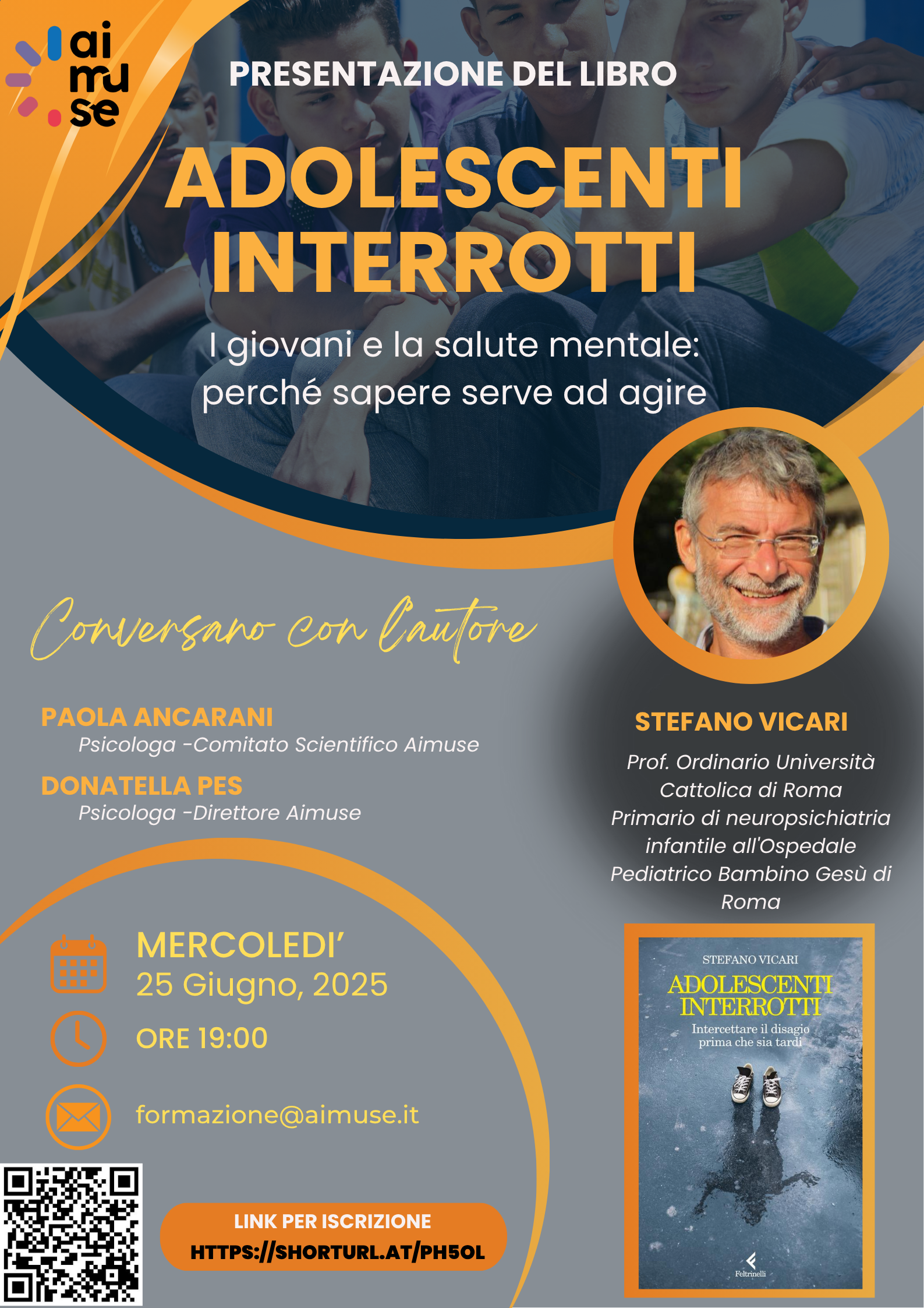 Adolescenti interrotti: conversazione con l’autore Adolescenti interrotti: conversazione con l’autore
